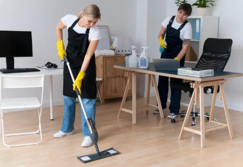 Nettoyage de bureau professionnel à Saint-Aubin-le-Dépeint